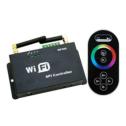 DC5/24V,WF300 Series 2.4GHz WIFI RF Wireless Controller Control Via Smart Phone Tablet PC For Programmable IC Pixel Full Color LED Lighting DC5/24V,WF300 Series 2.4GHz WIFI RF Wireless Controller Control Via Smart Phone Tablet PC For Programmable IC Pixel Full Color LED Lighting